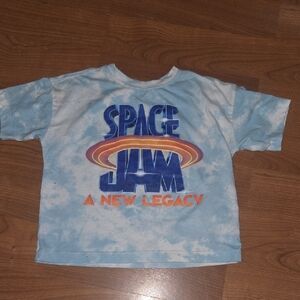 Kids Space Jam A New Legacy Blue Tie-Dye T-Shirt